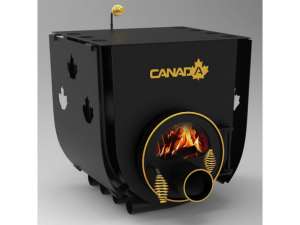 Печь булерьян с плитой Canada Тип 00 + стекло и защитный кожух - объявление