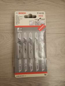 Пилочки BOSCH для электро-лобзика T101D (по дереву) - 5 штук в упаковке, цена за упаковку- 30 грн - объявление