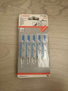 Пилочки BOSCH для электро-лобзика T118А(по металу) - 5 штук в упаковке, цена за упаковку- 23 грн - объявление