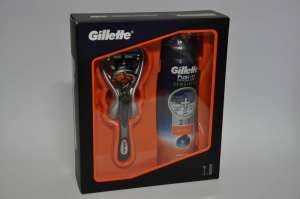 Подарочный набор мужской Gillette Fusion Proglide Sensetive Flexball - объявление