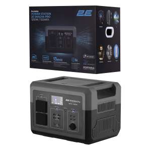 Портативна електростанція 2Е Snagha PRO, 1200 Вт, 1024 Вт/год, WiFi/BT, швидка зарядка - оголошення