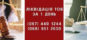 Послуга експрес-ліквідації ТОВ у Києві. Швидка ліквідація бізнесу.