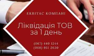 Послуги по експрес-ліквідації ТОВ в Києві. - объявление