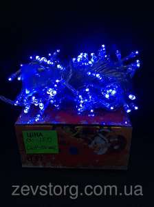 Праздничная гирлянда 100Led цвет: синий - объявление