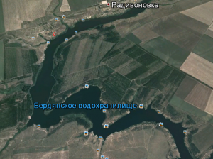 Предлагаю земельный участок в живописном месте на берегу Бердянского водохранилища, река Берда (1-я линия от уреза воды). - объявление
