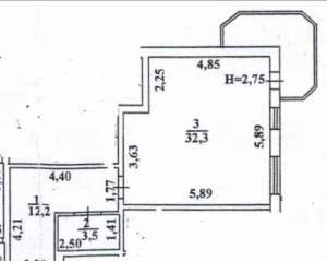 Продается квартира на Вильямса 54, 5 м2 - оголошення
