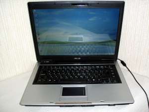 Продается рабочий ноутбук Asus F3J - оголошення