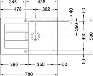 Продажа кухонных моек Franke sid 611-78 ( черный, сахара ) искусственный камень тектонит. Бесплатная доставка. Выбирайте