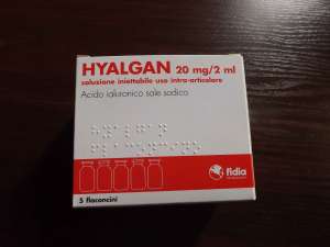 Продам Hyalgan (Гиалган) 2700 грн за 5 ампул, применение внутрисуставное - объявление