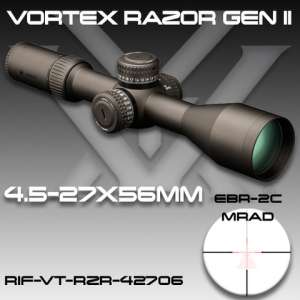 Продам Vortex Razor HD Gen II 4.5-27x56 EBR-2C (MRAD) Новый! - оголошення
