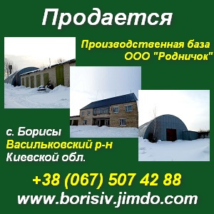 Продам Производственная база Родничок 25 км от КП Киева - оголошення