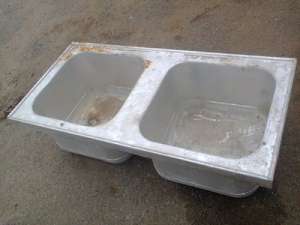 Продам ванну моечную двухсекционную алюминиевую Киев - оголошення