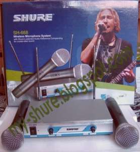 Продам двух микрофонную систему Shure SH-668/ Цена в Киеве 599 грн - оголошення