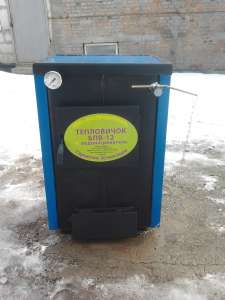 Продам двухконтурный твердотопливный котел «Тепловичок БПВ-12+водонагреватель» - объявление