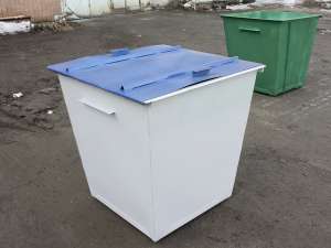Продам мусорный бак 0,75 м. куб. толщиной 1,2 мм - оголошення