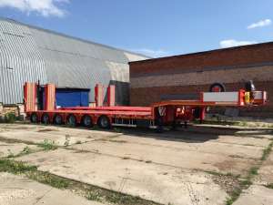 Продам новый раздвижной низкорамный 6-ти осный полуприцеп (трал) Kaessbohrer LB6E - оголошення
