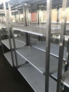 Продам новый стеллаж из нержавеющей стали высокого качества - объявление