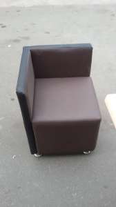 Продам пуфы из кожзама бу в отличном состоянии - объявление