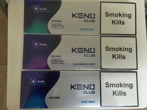 Продам сигареты KENO (жвачка, черника, яблоко-мята) - объявление