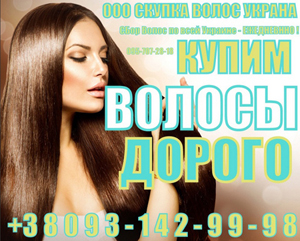 Продать волосы дорого. Купить волосы. Скупка волос по Украине. - оголошення