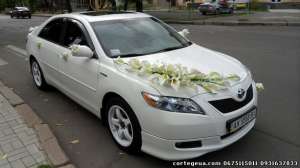Прокат свадебного автомобиля Николаев Херсон, белая Toyota Camry Hybrid, - оголошення