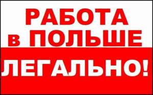 Работа в Польше: разнорабочие и специалисты, оф. трудоустройство