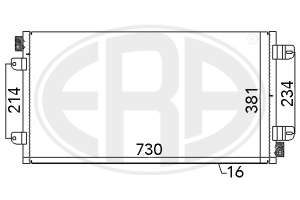Радиатор кондиционера Опель мовано 1.9 2.2 2.5 дизель Opel Movano CDTI DTI (2000-...)