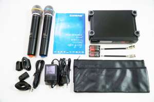 Радиосистема SHURE SLX4 2 радиомикрофона 1670 грн.