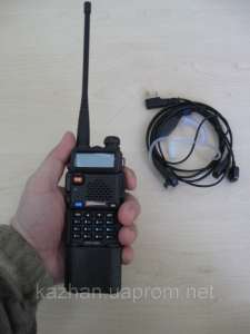 Рация Baofeng UV-5R (3800 mAh)+горлавая гарнитура в подарок - оголошення