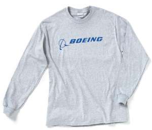 Реглан Boeing Long Slv Signature T-shirt (серый) - оголошення