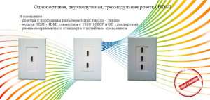 Розетка HDMI декоративная - объявление