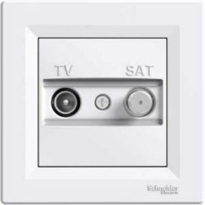 Розетка TV-SAT индивидуальная (1 дБ) Asfora, (белая) - объявление