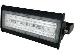 СВЕТОДИОДНЫЙ СЕКЦИОННЫЙ ПРОЖЕКТОР LUXEL 298Х160Х58ММ 220-240V 50W IP65 (LED-LX-50C) - объявление