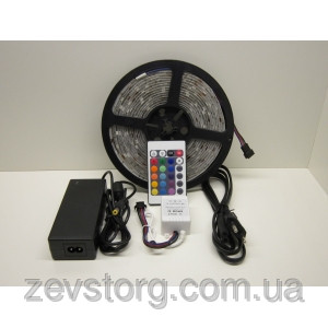 Светодиодная лента многоцветная RGB 5050 60LED 5 м. - оголошення