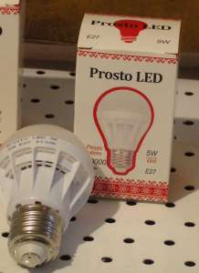 Светодиодные лампы 5-15W, LED E27E14C37G45 лампочка лед - оголошення