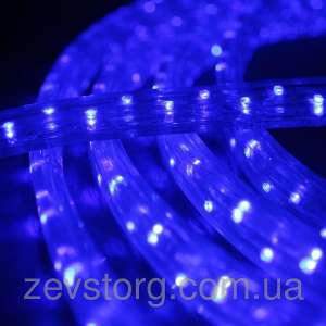 Светодиодный дюралайт LED 10м с контроллером синий - объявление