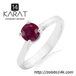 Серебряное кольцо с натуральным рубином 1,50 карат 16-18 мм. НОВОЕ (Код: к1027) 100% натуральные камни. Есть другие модели! - объявление