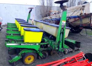 Сеялка John Deere 7000 6-ти рядная механическая, б/у с компьютером - оголошення
