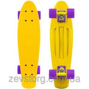 Скейтборд скейт Penny Board желтый (Пенни борд): 6 цветов (лонгборд) - объявление