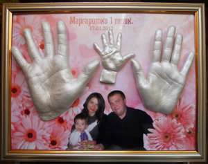 Слепки ручек ножек Киев
