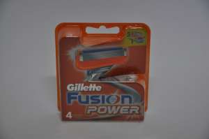 Сменные кассеты для бритья Gillette Fusion Power (4 шт) - объявление