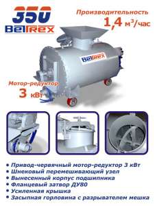 Смеситель пенобетона BETTREX 350 с горизонтальным расположением вала - объявление