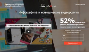 Создание продающих видеороликов и инфографики - оголошення
