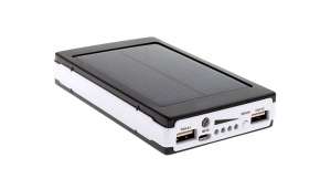 Солнечная панель 15000 mAh - 2 USB Фонарик метал.корпус - объявление
