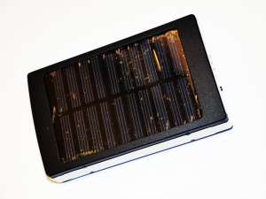 Солнечная панель 15000 mAh - 2 USB Фонарик метал.корпус