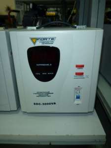 Стабилизатор напряжения FORTE SDC-3000VA - объявление
