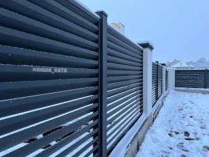 Стильний металевий паркан - огорожа Жалюзі від виробника - объявление