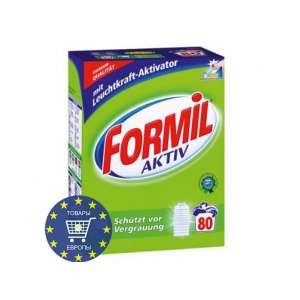 Стиральный порошок Formil 6.4 кг для любых видов тканей 80 стирок Германия - оголошення
