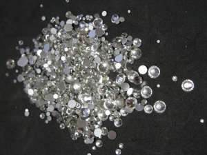 Стразы Clear Crystal mix размеров 1200 шт. (Non Hot fix) прозрачные - оголошення