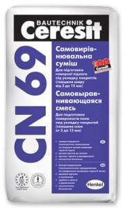 Стяжка , самовыравнивающие полы церезит , томсит , артисан - оголошення
